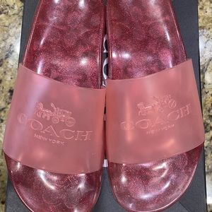 NWT Coach Ulyssa Rubber Slide